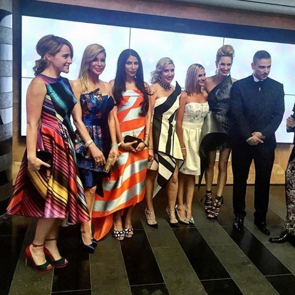 Rainbow Formal Asymmetric Stripe Multicolor Gown - Picture 3 of 11